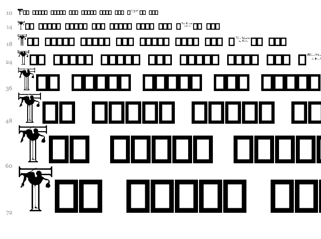 Alpha Silouettes font waterfall